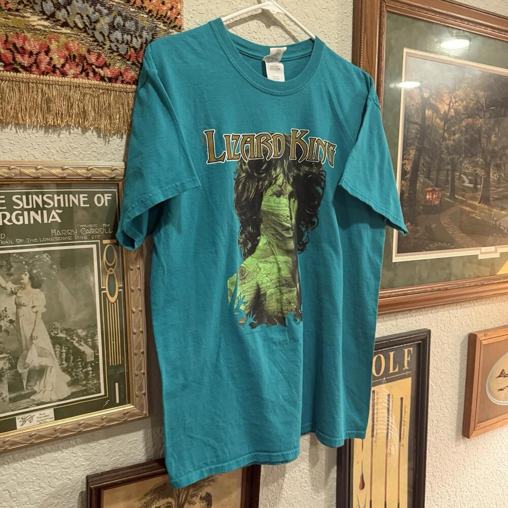 Vintage 2000 RARE The Lizard King Jim Morrison The Doors Rock T-Shirt Size Large - Picture 2 of 7